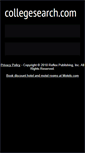 Mobile Screenshot of collegesearch.com